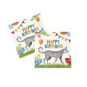 Party Animals Luncheon Napkins - 16 Napkins/Pack or 192 Napkins/Case