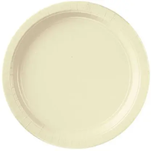 Jumbo Plastic Table Rolls - 1 Roll or 4 Rolls/Case - Vanilla Cream