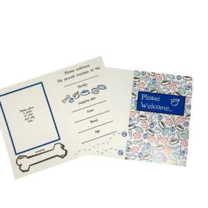 Dog's Adoption Cards - 1 Card