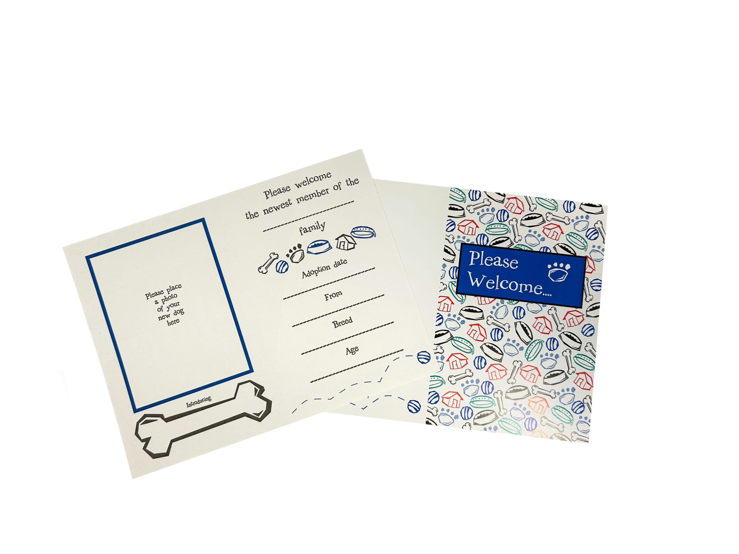 Dog's Adoption Cards - 1 Card