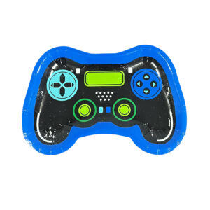 9.25" Game Controller Shaped Plate - 8 Plates/Pack or 48 Plates/Case