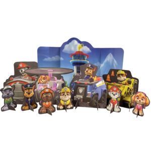 Paw Patrol Centerpiece - 1 - 11 Piece Centerpiece or 6 Centerpieces/Case