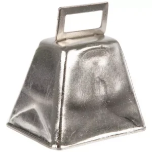 Silver Cow Bell - 1 Each