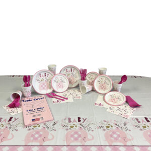 It's A Girl Baby Shower Kit for 8 or 16