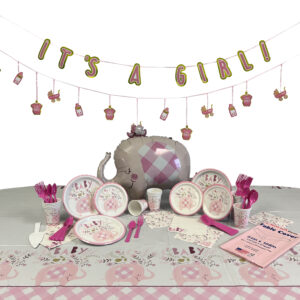 It's a Girl Baby Shower Deluxe Kit for 8 or 16 Guest