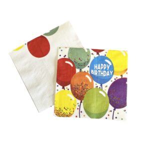 Birthday Celebration Luncheon Napkins - 125 Napkins/Pack or 750 Napkins/Case