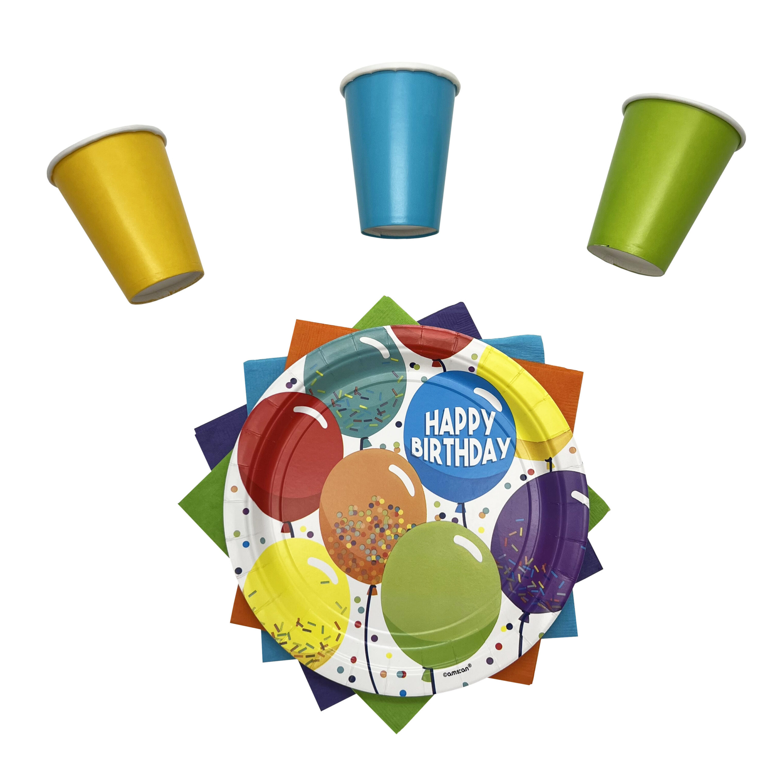 Birthday Celebration 9" Plates - 60 Plates/Pack - Image 2