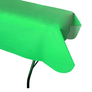 Jumbo Plastic Table Rolls - 1 Roll or 4 Rolls/Case - Green