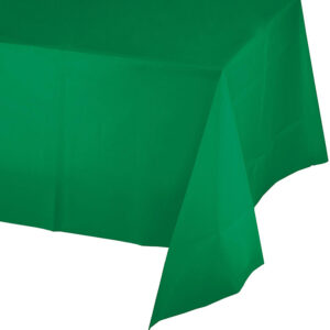 Jumbo Plastic Table Rolls - 1 Roll or 4 Rolls/Case - Green
