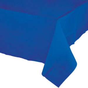 Jumbo Plastic Table Rolls - 1 Roll or 4 Rolls/Case - Blue