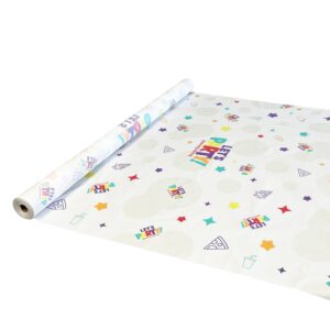 CEC Let's Party Table Cover Roll - 4 Rolls/Case