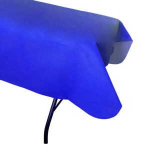 Jumbo Plastic Table Rolls - 1 Roll or 4 Rolls/Case - Royal Blue