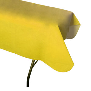 Jumbo Plastic Table Rolls - 1 Roll or 4 Rolls/Case - Yellow