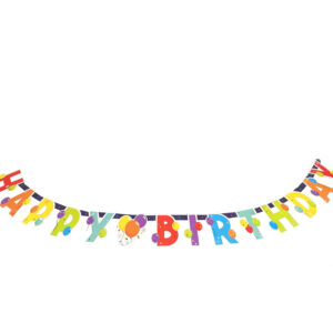 Happy Birthday Large Jointed Banner 7.5' x 7.25" - 1 Banner