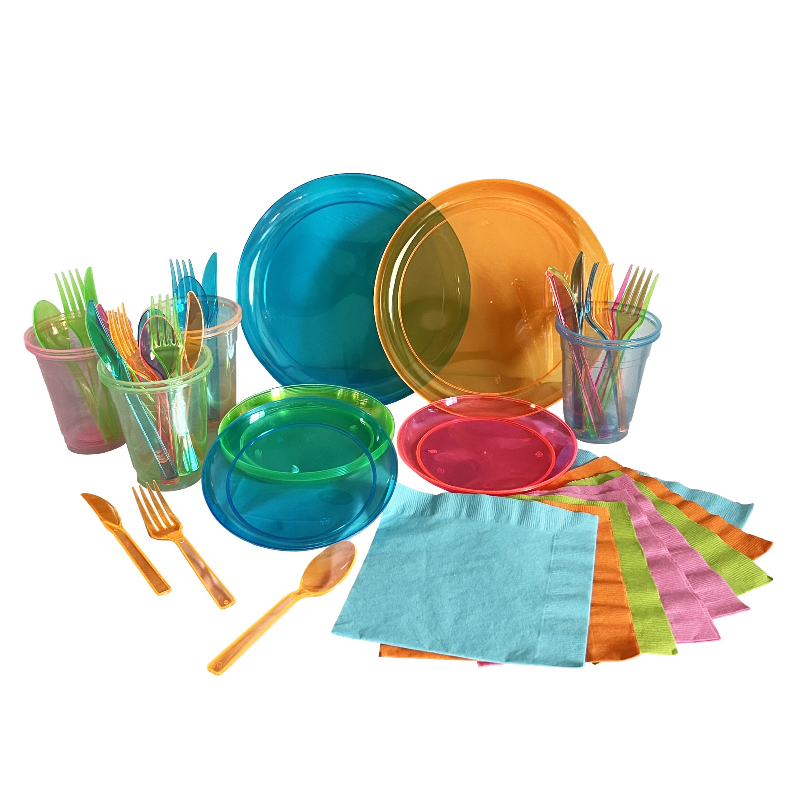 Neon Brights Kit for 40 Guests