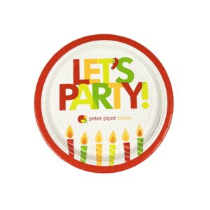 Peter Piper 9" Let's Party Plates - 1,000/Case