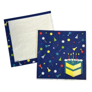 Festive Confetti Birthday Luncheon Napkins - 16 Napkins/Pack or 192 Napkins/Case