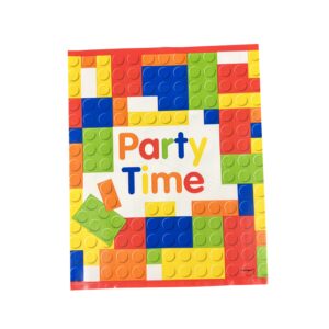 Building Blocks Unfilled Goody Bag - 8 Bags/Pack or 192 Bags/Case