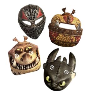 How to Train Your Dragon Party Masks - 8 Masks/Pack or 96 Masks/Case