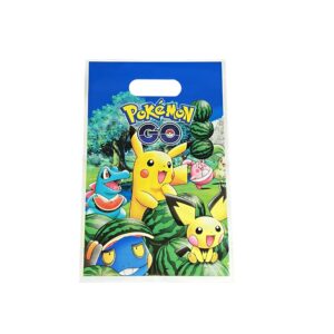 Pokemon Plastic Unfilled Goody Bag - 10 Bags/Pack