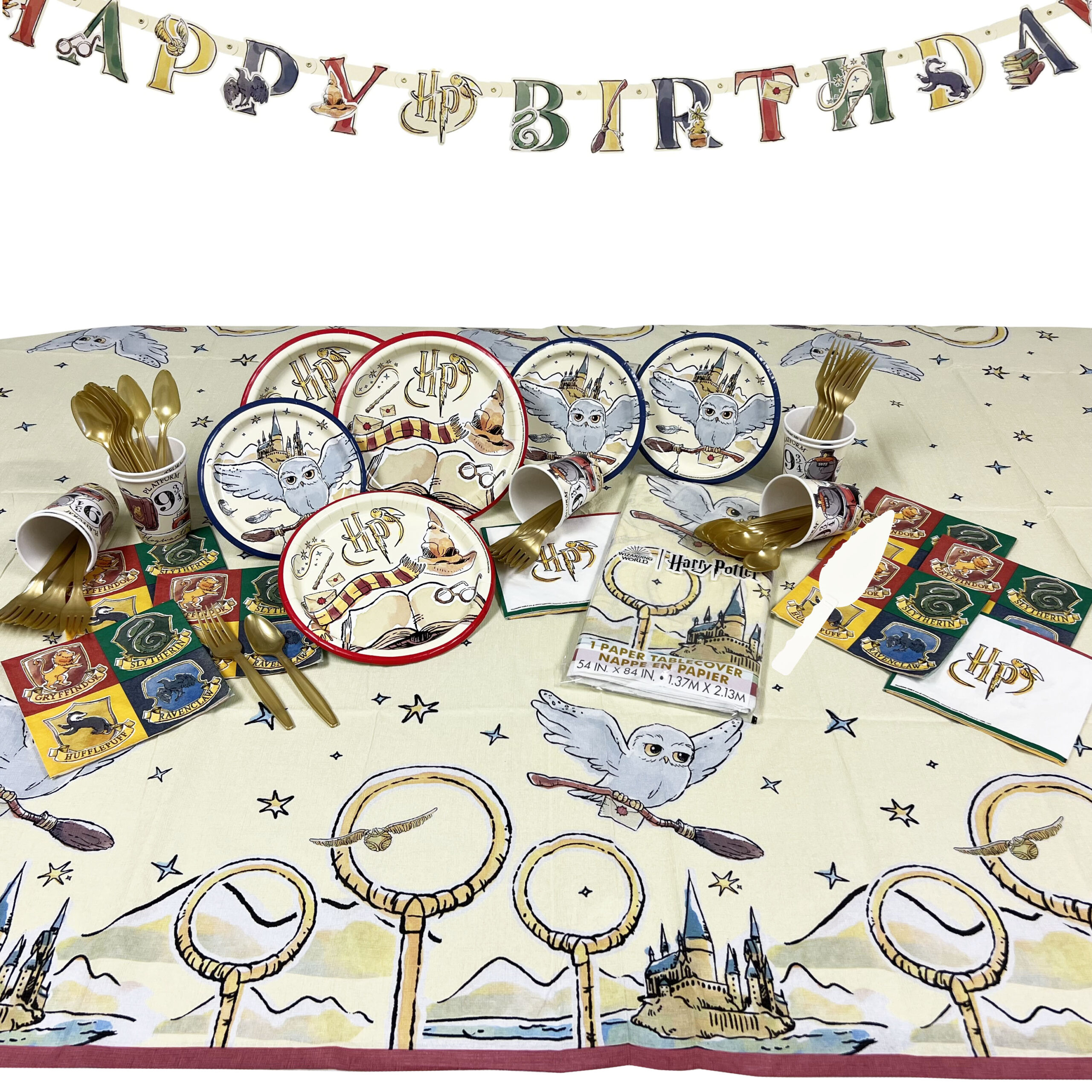 Harry Potter Deluxe Party Kit for 8 or 16 Guest