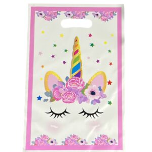 Unicorn Plastic Unfilled Goody Bag - 20 Bags/Pack