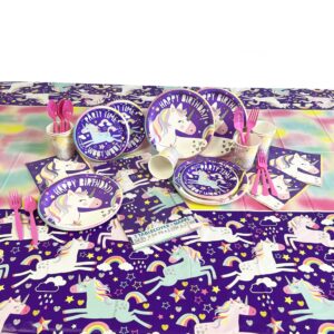 Purple Unicorn Party Basic Kit for 8 or 16 Guest