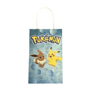Pokemon Paper Unfilled Goody Bag - 8 Bags/Pack or 48 Bags/Case