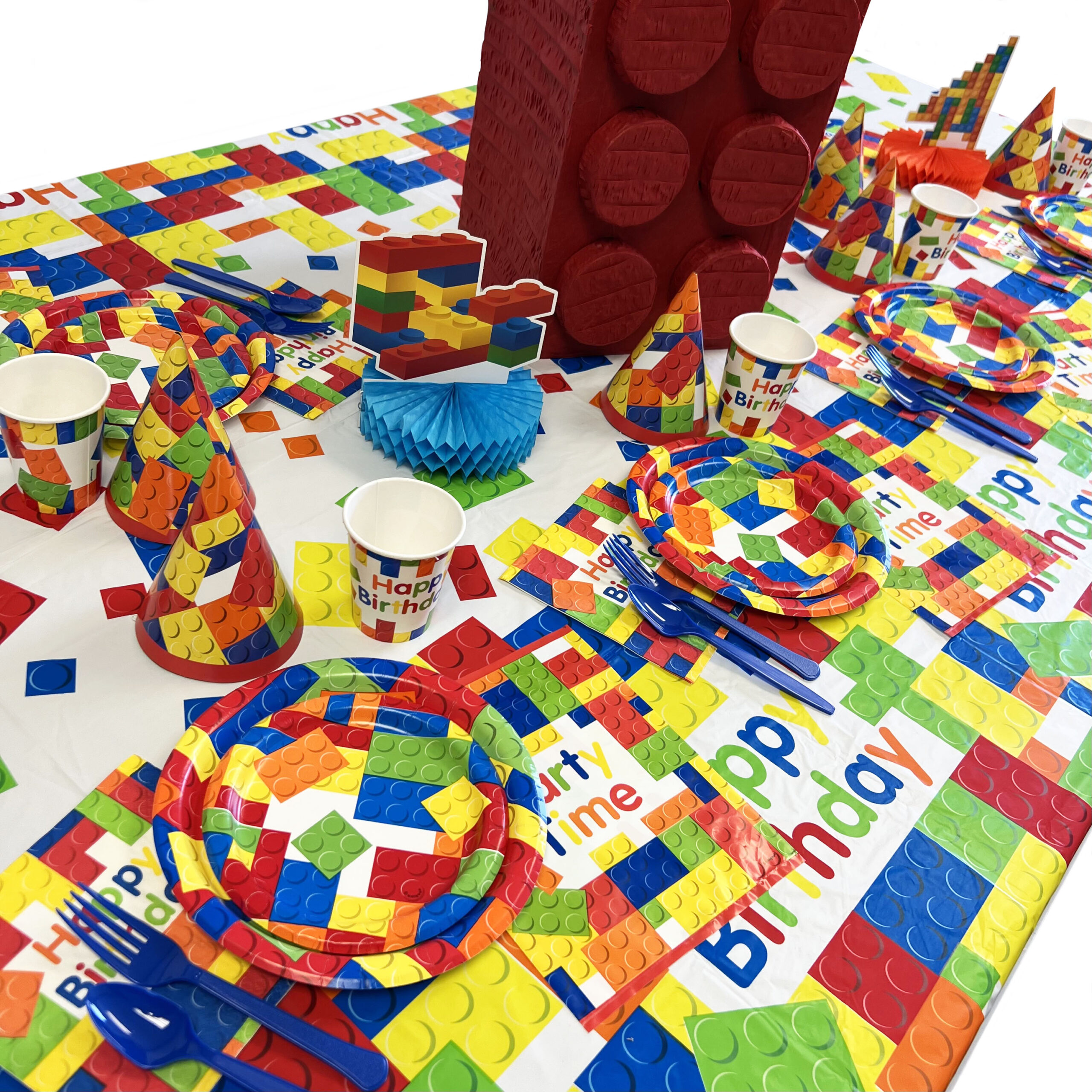 Building Blocks 7in Plate - 8 Plates/Pack or 96 Plates/Case - Image 3