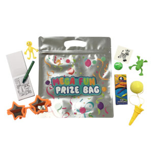 Mega Fun Mylar Prize Bag - 1 Bag or 50 Bags/Case