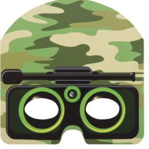 Camo Party Masks - 8 Masks/Pack or 96 Masks/Case
