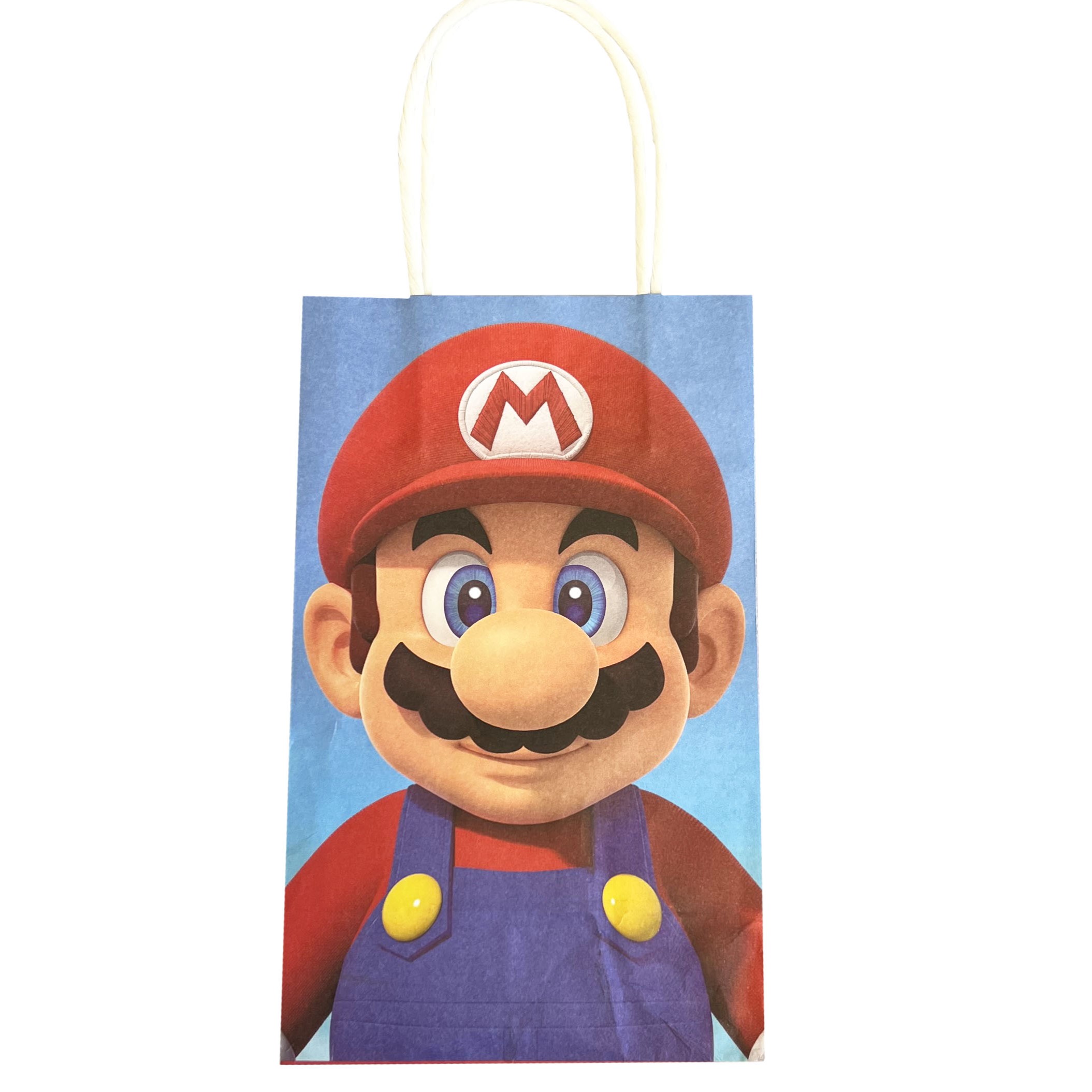 Super Mario Brothers Paper Unfilled Goody Bag - 8 Bags/Pack or 48 Bags/Case - Image 2
