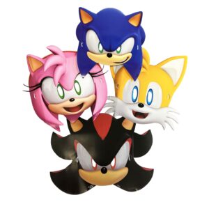 Sonic the Hedgehog Party Masks - 8 Masks/Pack or 96 Masks/Case