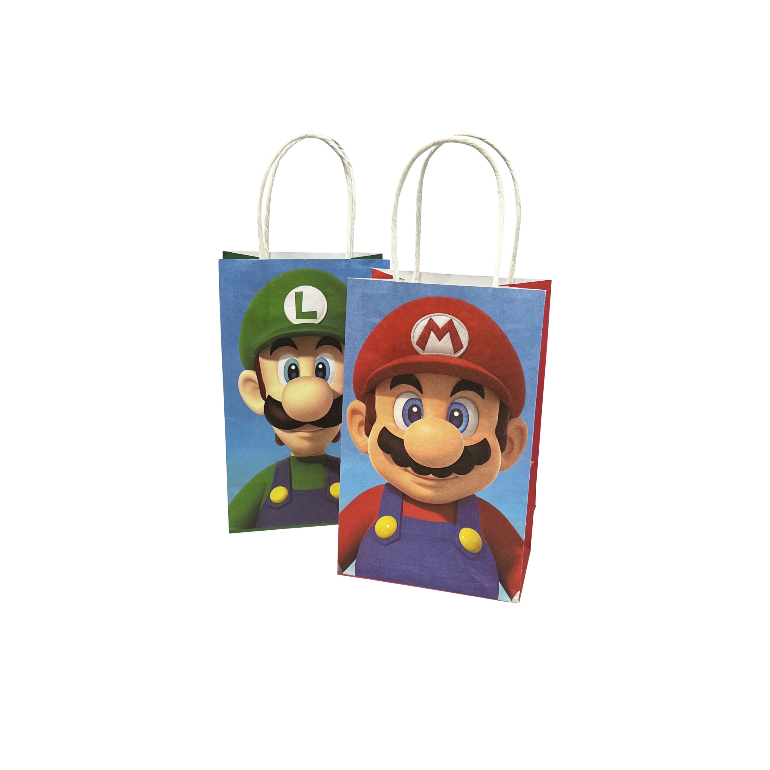 Super Mario Brothers Paper Unfilled Goody Bag - 8 Bags/Pack or 48 Bags/Case