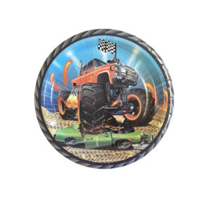 Monster Trucks 9" Plates - 8 Plates/Pack