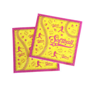 Girl's Softball Party Luncheon Napkins - 20 Napkins/Pack