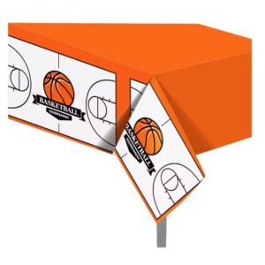 Basketball Party Plastic Table Cover - 1 Table Cover