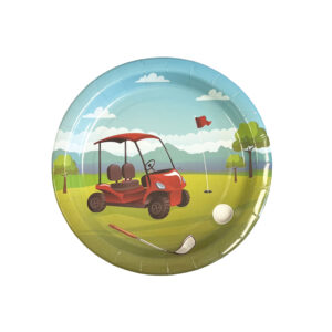 Golf Party 9" Plates - 8 Plates/Pack