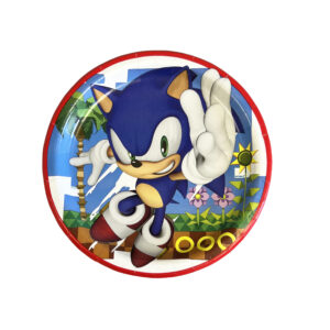 Sonic the Hedgehog 9" Plates - 8 Plates/Pack or 96 Plates/Case