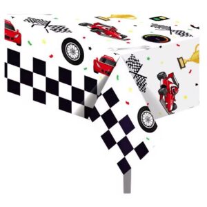 Race Car Plastic Table Cover - 1 Table Cover