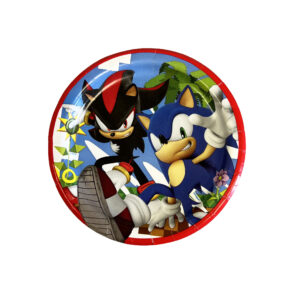 Sonic the Hedgehog 7" Plates - 8 Plates/Pack or 96 Plates/Case