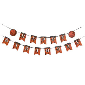 Basketball "Happy Birthday" Double Banner - 1 Double Banner