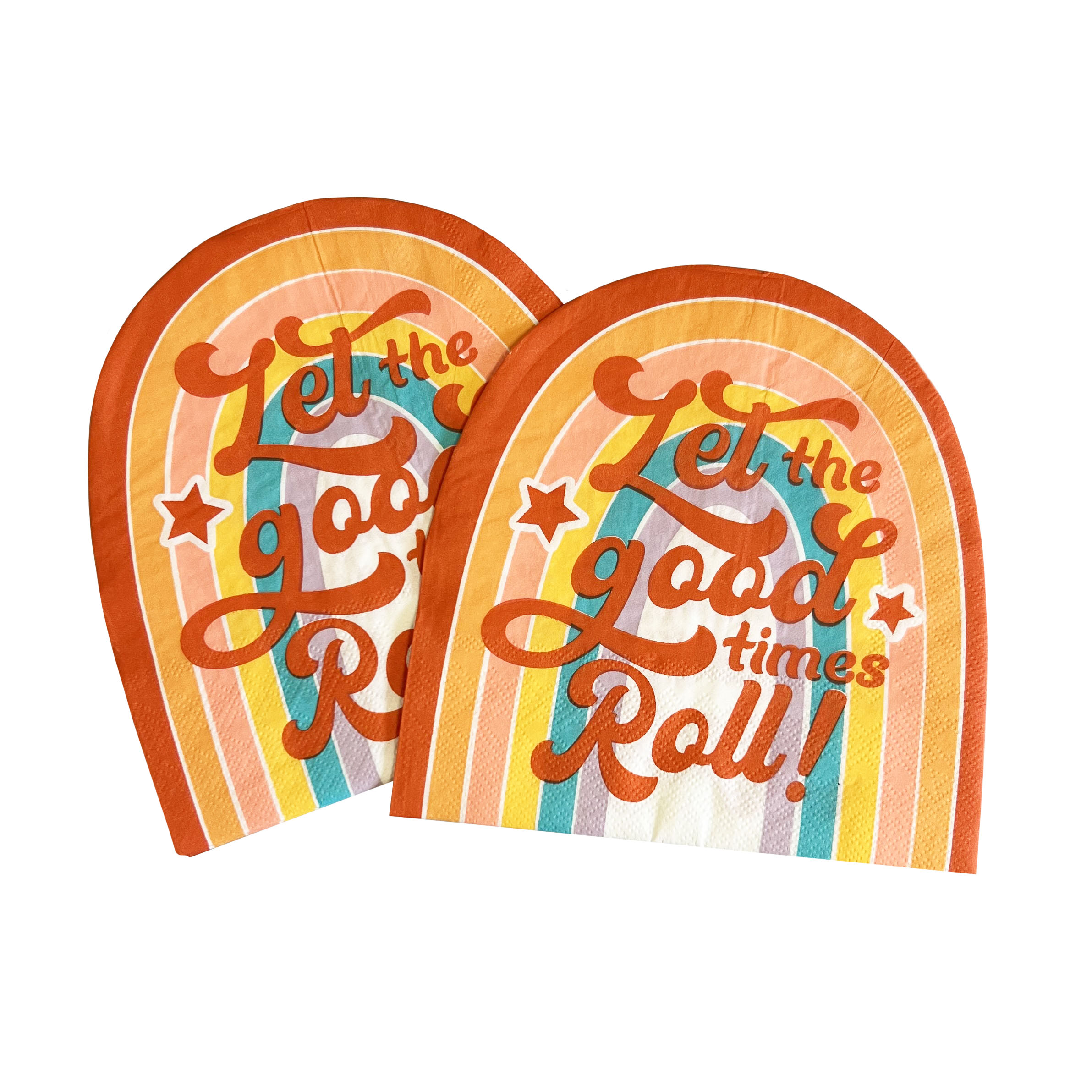 Retro Roller Skate Luncheon Napkins - 16 Napkins/Pack or 96 Napkins/Case