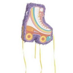 Retro Roller Skate, 3D Pop-Out Pinata - 1 Pinata or 4 Pinatas/Case
