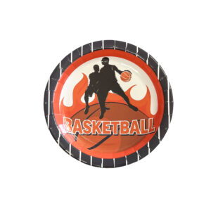 Basketball Party 7" Plates - 8 Plates/Pack