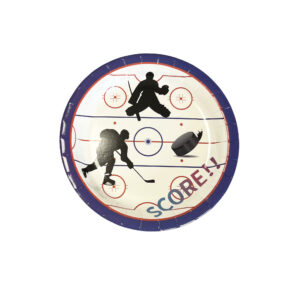 Hockey Party 7" Plates - 8 Plates/Pack