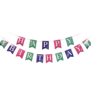 Gymnastics Party Happy Birthday Double Banner - 1 Double Banner