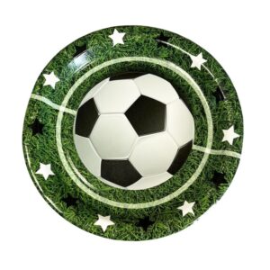 Soccer Party 9" Plates - 8 Plates/Pack