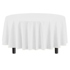 Jumbo Plastic Table Rolls - 1 Roll or 4 Rolls/Case - White