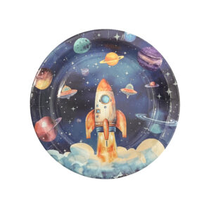 Outer Space 7" Plates - 8 Plates/Pack